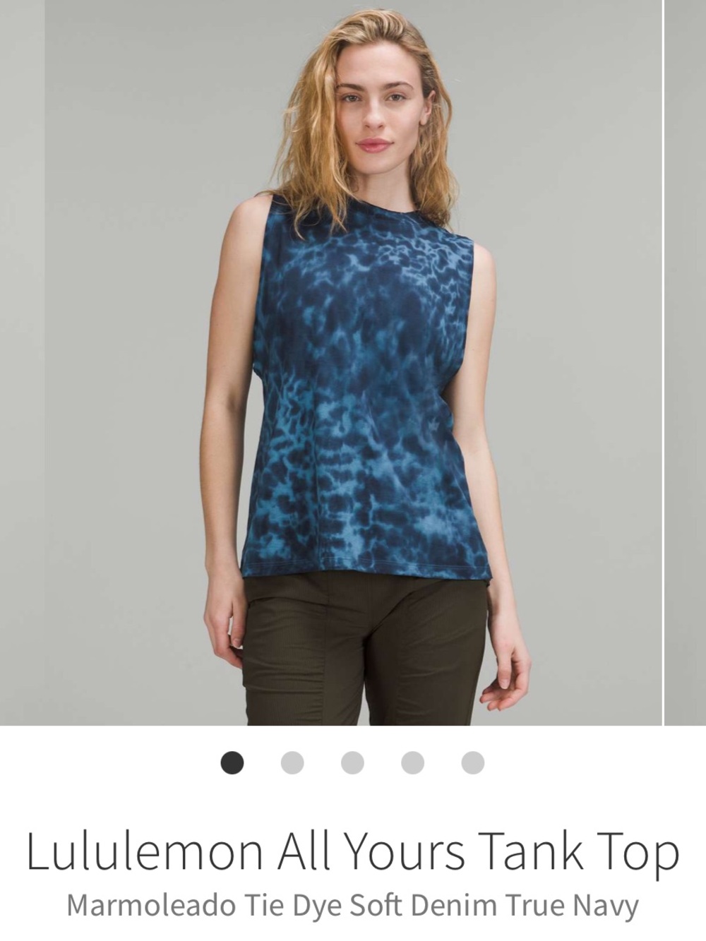 Lululemon All Yours Tank Top Size 8